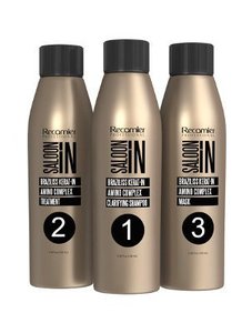 lot 81595 image: Keratin Braziliss Salon In Recamier Professional Treatment Professional No Formol, No Frizz, No Damage The Hair 3.4Ounces (100 Mililiter) X 3