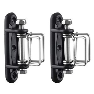 lot 81628 image: 2 Pack Electric Fence Corner Insulator, End Insulator With Buckles For Polytape, Wood Post Tape Connectors With 2 Buckles (2)