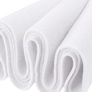 lot 81637 image: Fabricla Acrylic Felt Fabric - 72 Inch Wide 1.6Mm Thick Felt By The Yard - Use Soft Felt Sheets For Sewing, Cushion, And Padding, Diy Arts & Crafts (2 Yards, White)