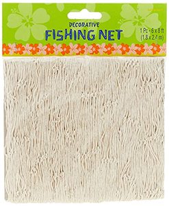 lot 81686 image: Amscan Decorative Fish Net, 6 X 8, 1 Pc, Natural