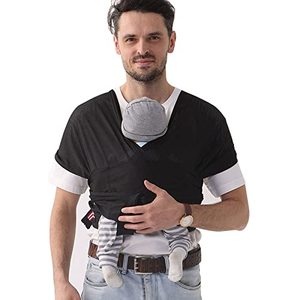 lot 81700 image: Seraphy Baby Wrap Carrier, Wearing Adjustable Infant Sling Carrier Newborn To Toddler, Breathable Mesh Baby Carrier With Storage For Baby Boy Girl Up To 40Lbs