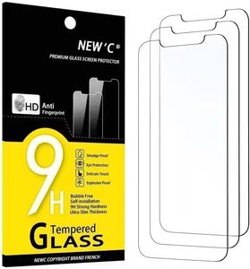 lot 81706 image: NewC Designed For Iphone 11 And Iphone Xr (6.1) Screen Protector Tempered Glass, Case Friendly Ultra Resistant