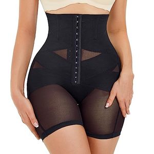 lot 81743 image: Josergo Body Shaper For Women Tummy Control Shapewear Butt Lifting Shorts Fajas Colombianas Adjustable Waist Trainer Black