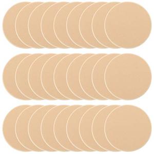 lot 81752 image: 25 Pcs WomenS Round Soft Makeup Beauty Eye Face Foundation Blender Facial Smooth Powder Puff Cosmetics Blush Applicators Sponges Use For Dry And Wet