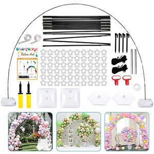 lot 81773 image: Perpaol Balloon Arch Kit With Base Adjustable Balloon Arch With Water Fillable Base, Table Stand, Balloon Clips, Balloon Pump For 2023 Gradution Party Birthday Wedding Decoraitons