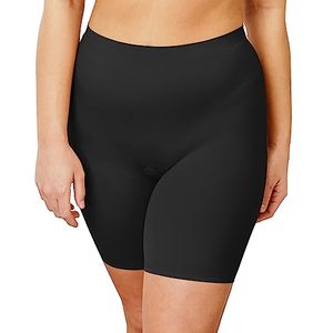 lot 81808 image: Maidenform Womens Cover Your Bases Smoothing Short Dm0035 Shapewear Half Slips, Black, X-Large Us