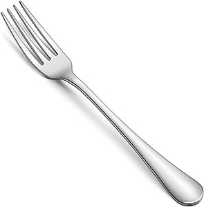 lot 81824 image: Hiware 16-Piece Dinner Forks Set, Stainless Steel Forks For Home, Kitchen And Restaurant, Mirror Polished, Dishwasher Safe - 8 Inch