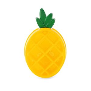 lot 82211 image: Zippypaws - Happy Bowl - Slow Feed Dog Bowl - Up To 10X Slower Eating - Dishwasher Safe, Non Slip - Pineapple
