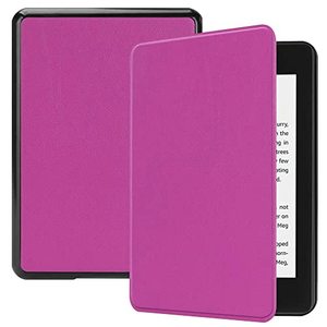 lot 82235 image: For Amazon Kindle Paperwhite 10Th Generation(2018 Release) Smart Cover,Ultra Slim Folio Lightweight With Auto SleepWake Up Leather Case For New Paperwhite 10Th 6 Inch (Purple)