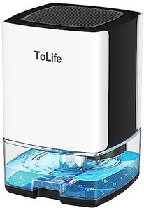 lot 82278 image: Tolife Dehumidifiers For Home 30 Oz Water Tank With Auto-Off, Portable Small Dehumidifier For Room,Bathroom,Bedroom,Rv, Closet 500 Sq.Ft,7 Colors Led Light