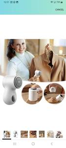 lot 82329 image: Portable Digital Display Rechargeable Hair Ball Trimmers, Household Clothes Hair Ball Removes Pilling Shaving Device Does, Not Hurt Clothes, Usb & Wireless Charging