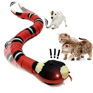 lot 82361 image: Pet2U 1Pc Snake Cat Toy For Cats, Smart Sensing Snake Rechargeable, Automatically Sense Obstacles And Escape, Realistic S-Shaped Moving Electro-Sensing Cat Snake Toy