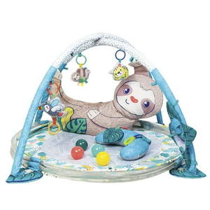 lot 1686 image: Infantino 4-In-1 Jumbo Baby Activity Gym with Ball Pit Sloth