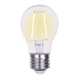 lot 2412 image: Great Value LED Light Bulb Soft White Dimmable 1.5 Watts (15W Equivalent) E26 base 4 Count Clear