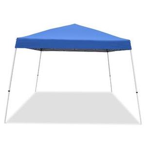 lot 1640 image: Caravan Canopy Pop-Up Tent V Series 2 12 x 12 ft Slanted Leg Instant Shade Blue