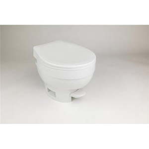 lot 1647 image: Thetford RV Toilet Aqua-Magic� VI Low White with SloClose�� seat and cover - 31833