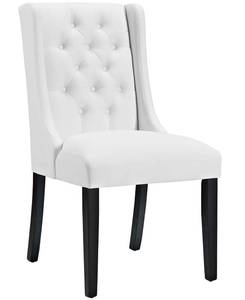lot 1653 image: Modway Baronet Vinyl Dining Chair