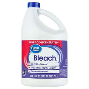 lot 3663 image: Great Value Bleach 121 fl oz