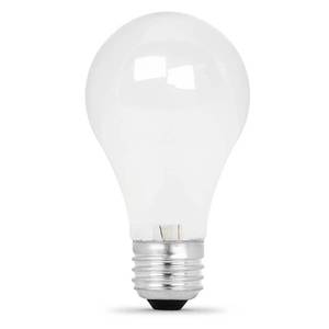 lot 3674 image: Feit Electric 72-Watt A19 E26 Halogen White Light Bulb, Soft White 2700K (16-Pack)