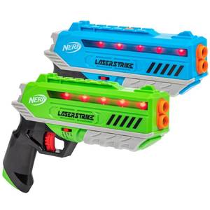 lot 3676 image: Nerf Laser Strike 2-Player Laser Tag Blaster Set
