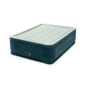 lot 5041 image: Intex 24 Dream Lux Pillow Top Dura-Beam Airbed Mattress with Internal Pump - Queen