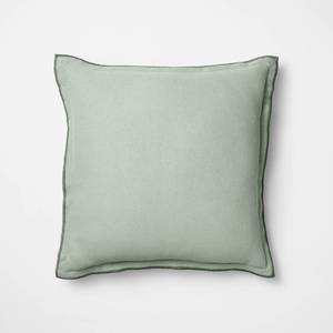 lot 2387 image: Linen Square Throw Pillow Green - Threshold�� designed with Studio McGee
