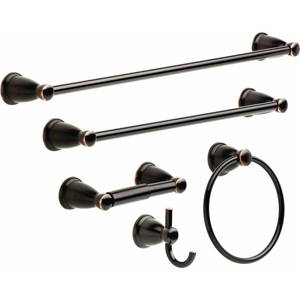 lot 2379 image: Franklin Brass Kinla 5-Piece Kit in Oil Rubbed Bronze