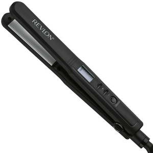 lot 3610 image: Revlon Perfect Heat 1 Ceramic Digital Flat Iron Black