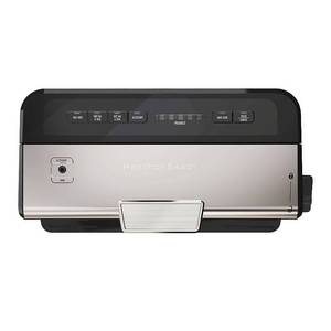 lot 2397 image: Hamilton Beach - NutriFresh Wet & Dry Food Vacuum Sealer with 2-Roll Storage & Starter Kit - BLACK