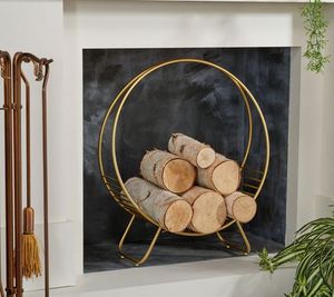 lot 3621 image: Home Reflections Decorative Firewood Holder