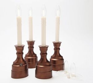 lot 3631 image: Bethlehem Lights Set of 4 Battery Operated