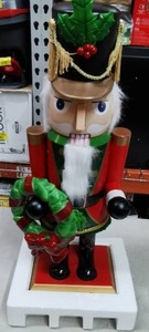 lot 3634 image: 43 Oversized InOutdoor Nutcracker