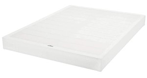 lot 1643 image: Amazonbasics Mattress Foundation Smart Box Spring Tool Free Assembly, Queen