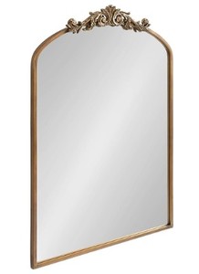 lot 1649 image: Kate & Laurel Arendahl Arch 36x24 Antique Gold Mirror