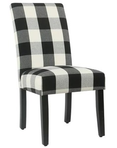 lot 3605 image: HomePop Parsons Dining Chairs (Missing One Set Of Legs)