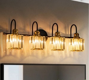 lot 1665 image: 4 Light Modern Glam Luxurious Dimmable Light