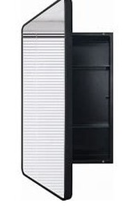 lot 5030 image: WH Recessed Framed Medicine Cabinet