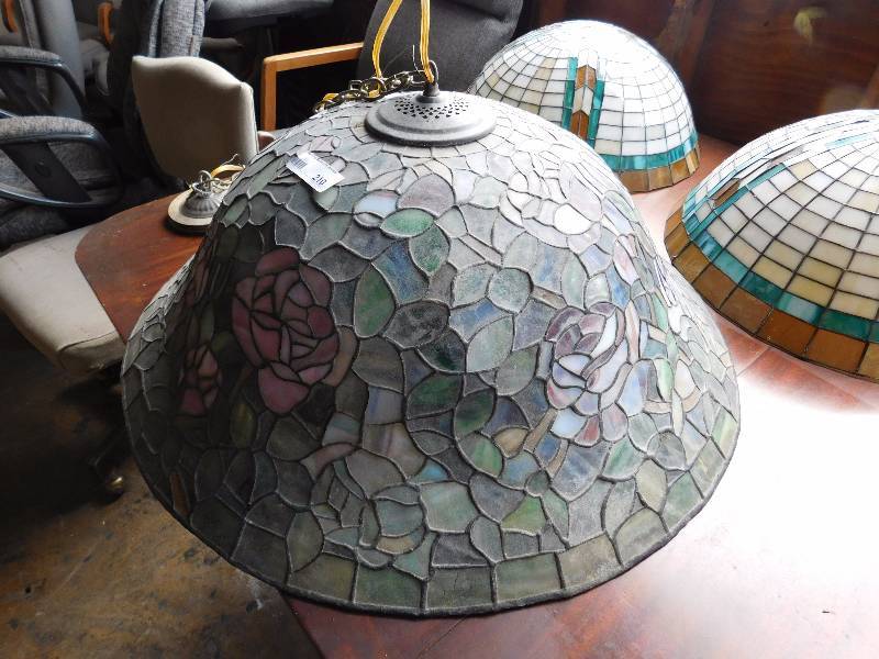 lot 210 image: Hanging Light Fixture