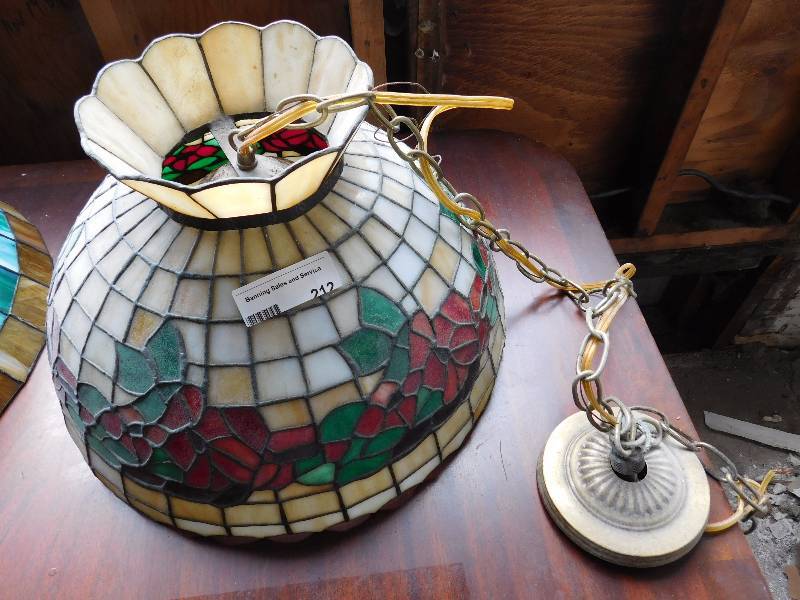 lot 212 image: Hanging Light Fixture