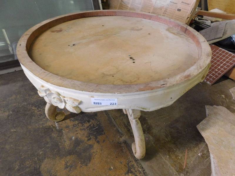 lot 223 image: Antique Wood Table