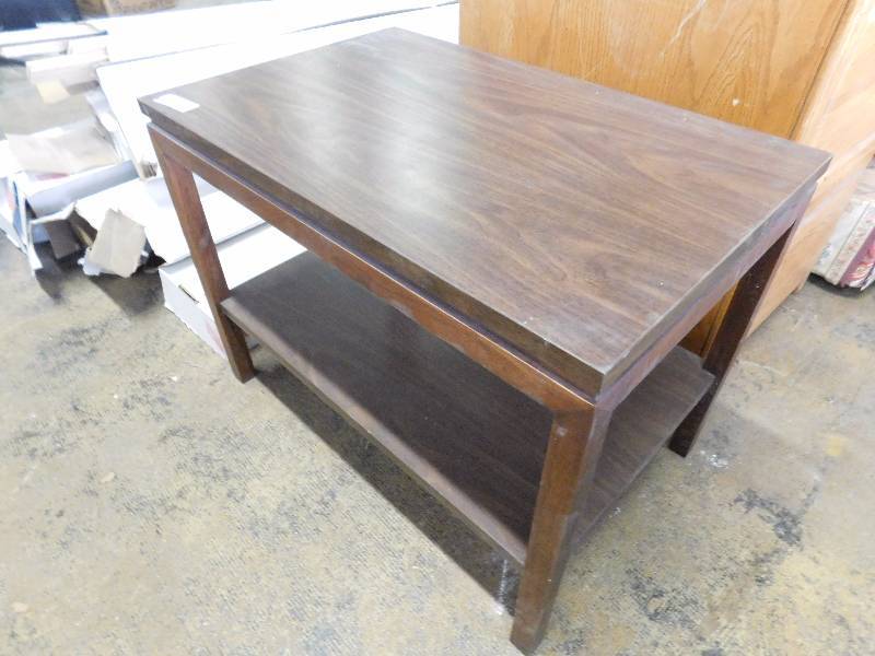 lot 225 image: Wood End Table