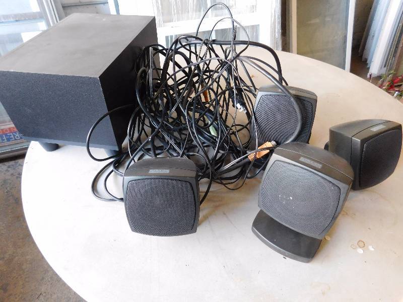 lot 260 image: Altec-Lansing 5 Piece Sound System