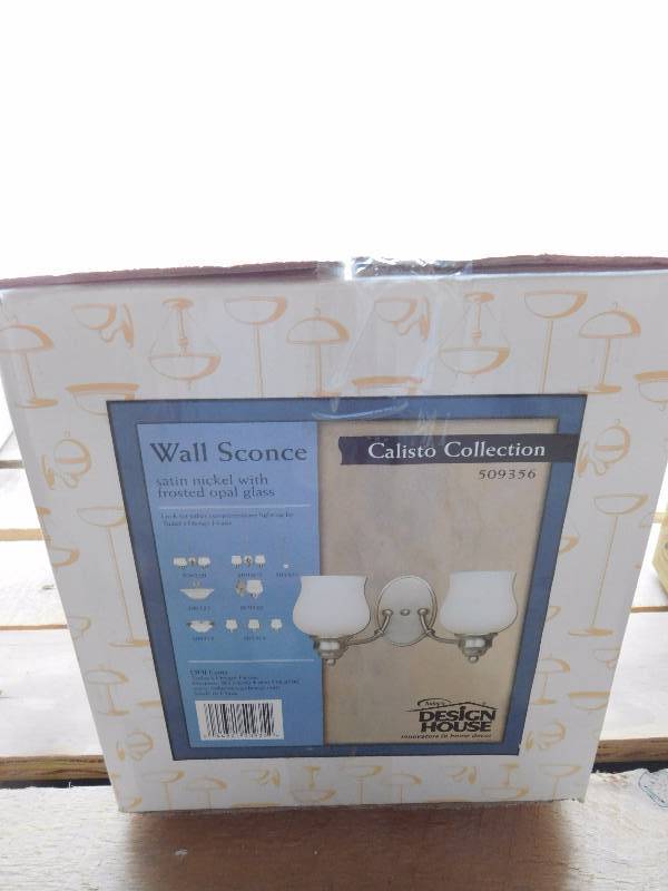 lot 238 image: New In Box Wall Sconce