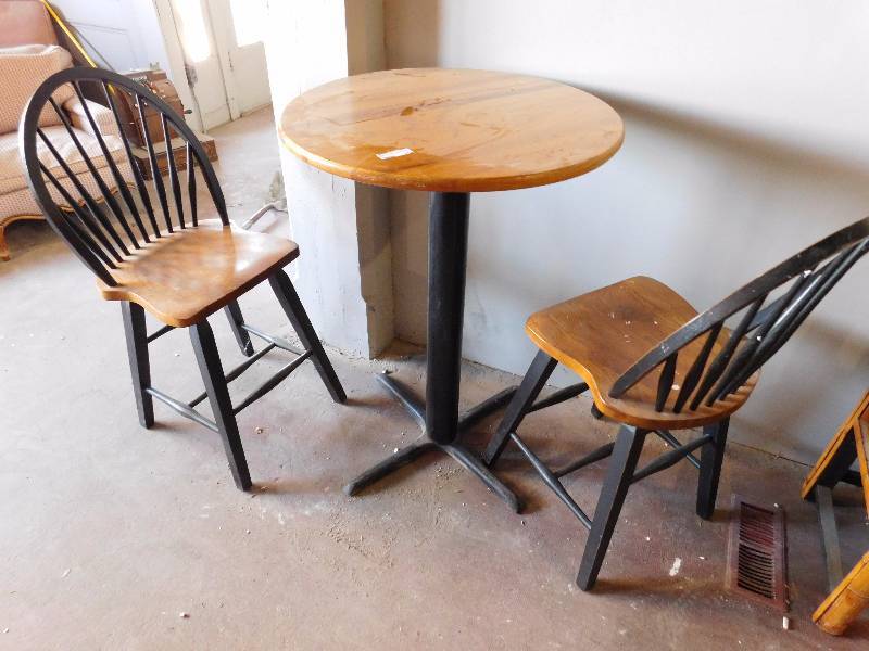 lot 154 image: Wooden Table and Chairs