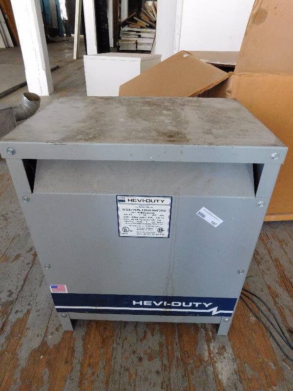 lot 107 image: Hevi-Duty Shielded General Purpose Transformer