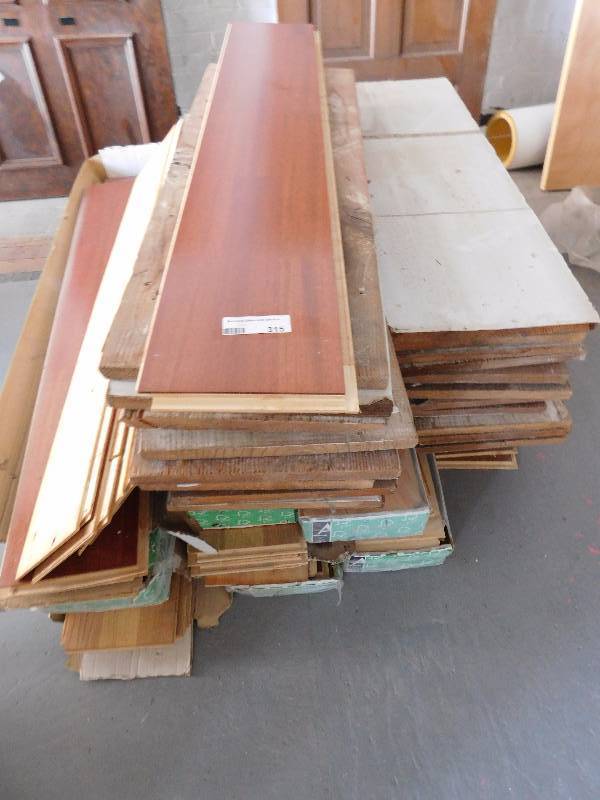 lot 315 image: Large Lot of Wood Flooring
