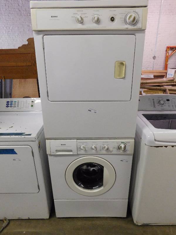 compact double stack washer and dryer