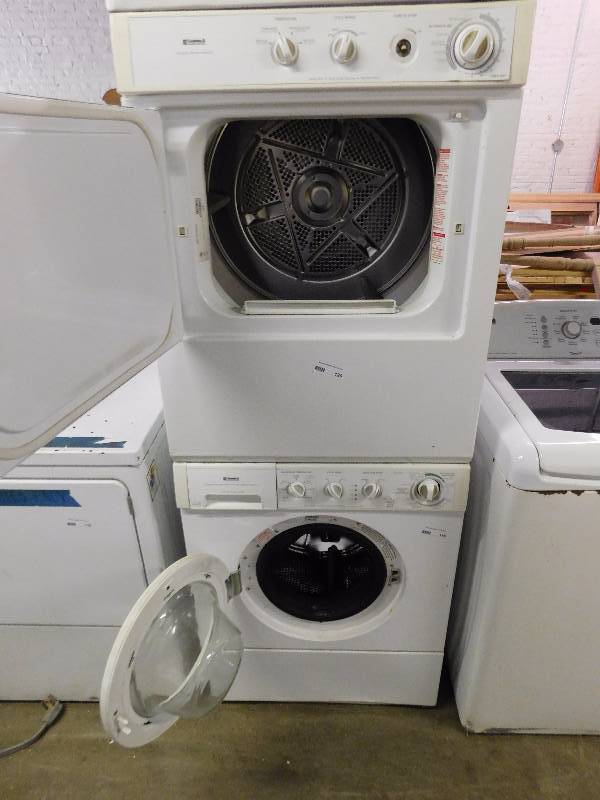 Kenmore Stackable Washer/Dryer Combo Downtown KC Warehouse Liquidation!!! EquipBid