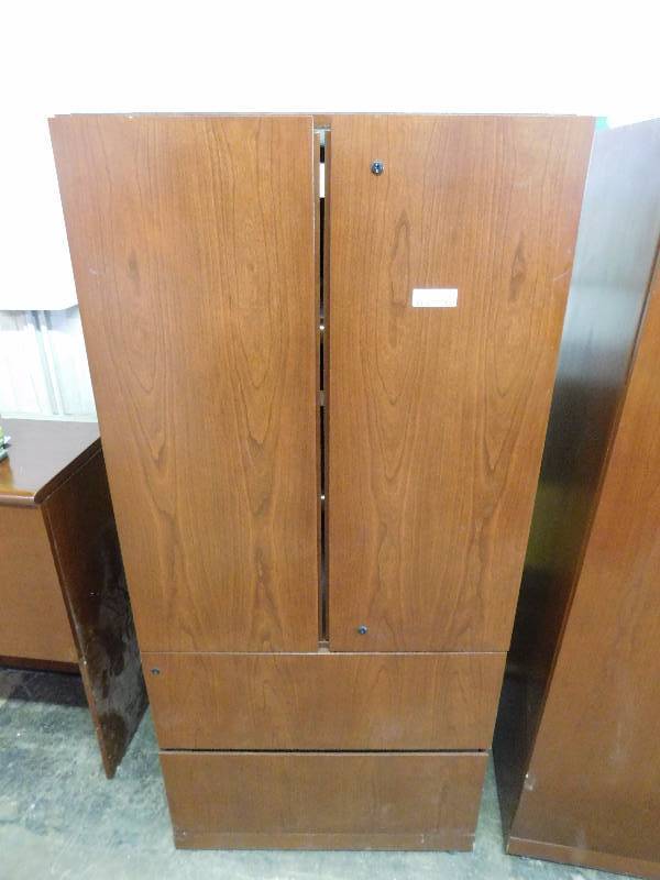 lot 130 image: Wood Dresser
