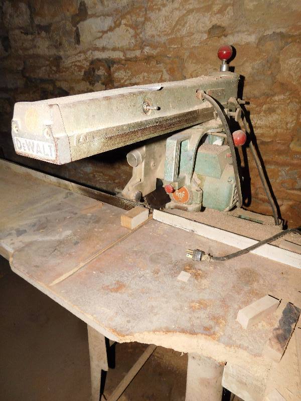 lot 343 image: AMF DeWalt Miter Saw